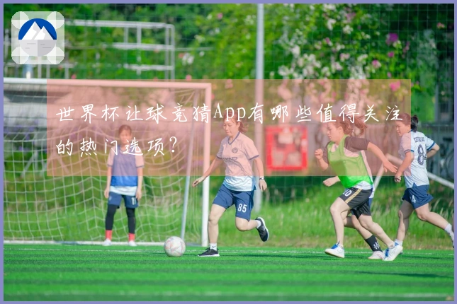 世界杯让球竞猜App有哪些值得关注的热门选项？